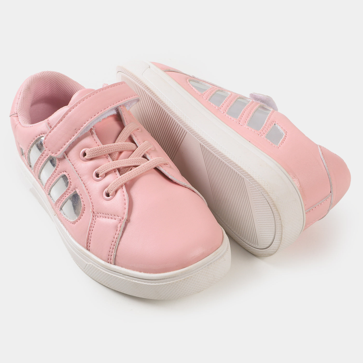 Girls Sneakers JS-2204 - SilverPink