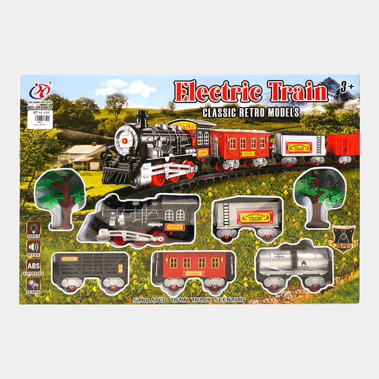 Electric Train Classic Metro Model For Kids