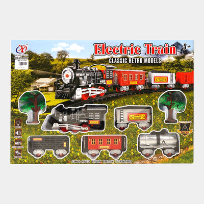 Electric Train Classic Metro Model For Kids