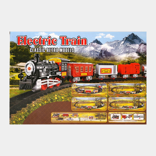 Electric Train Classic Metro Model For Kids