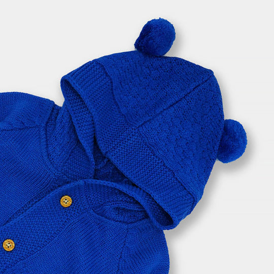 Infant Boys Knitted Romper -L-Blue