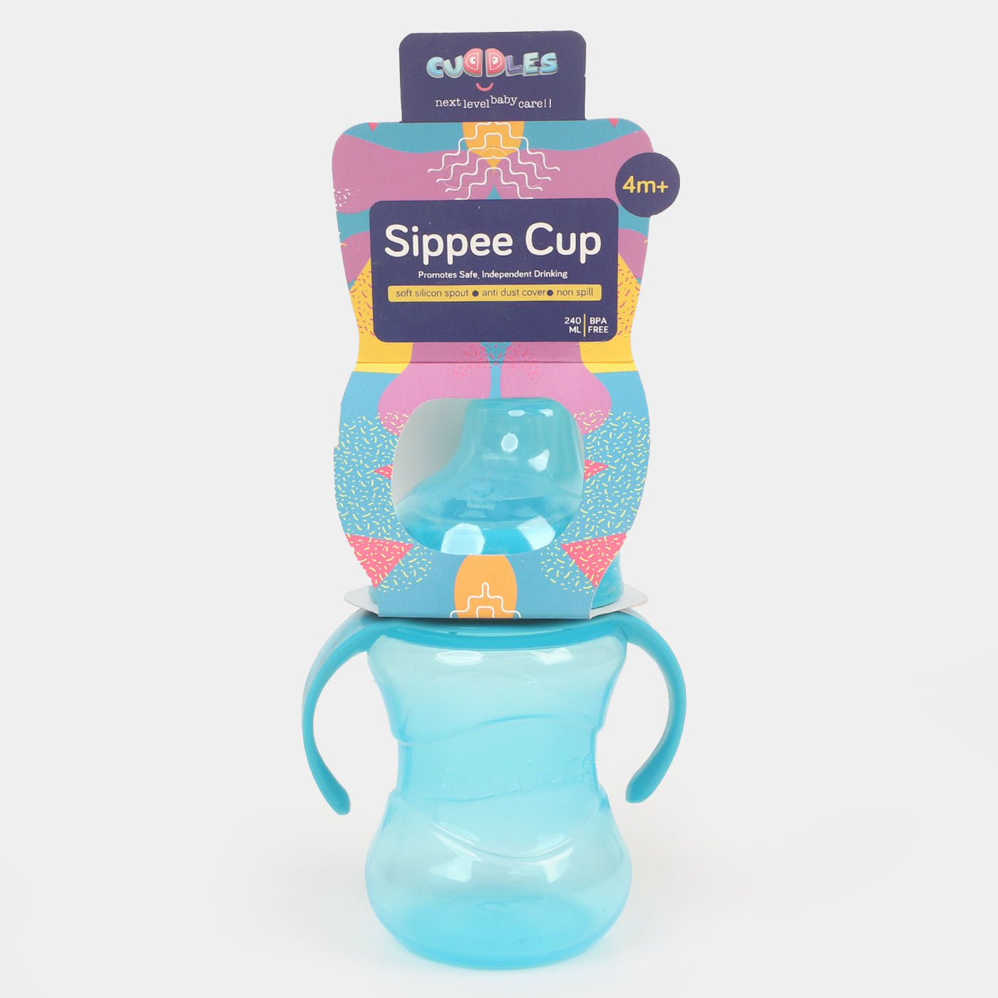 Cuddles Training Cup 240ml - Blue