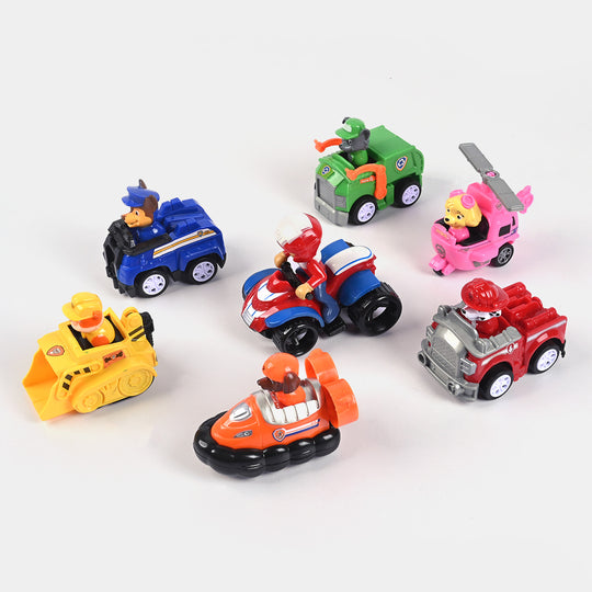 Pull Back Character Rescue Vehicle For Kids