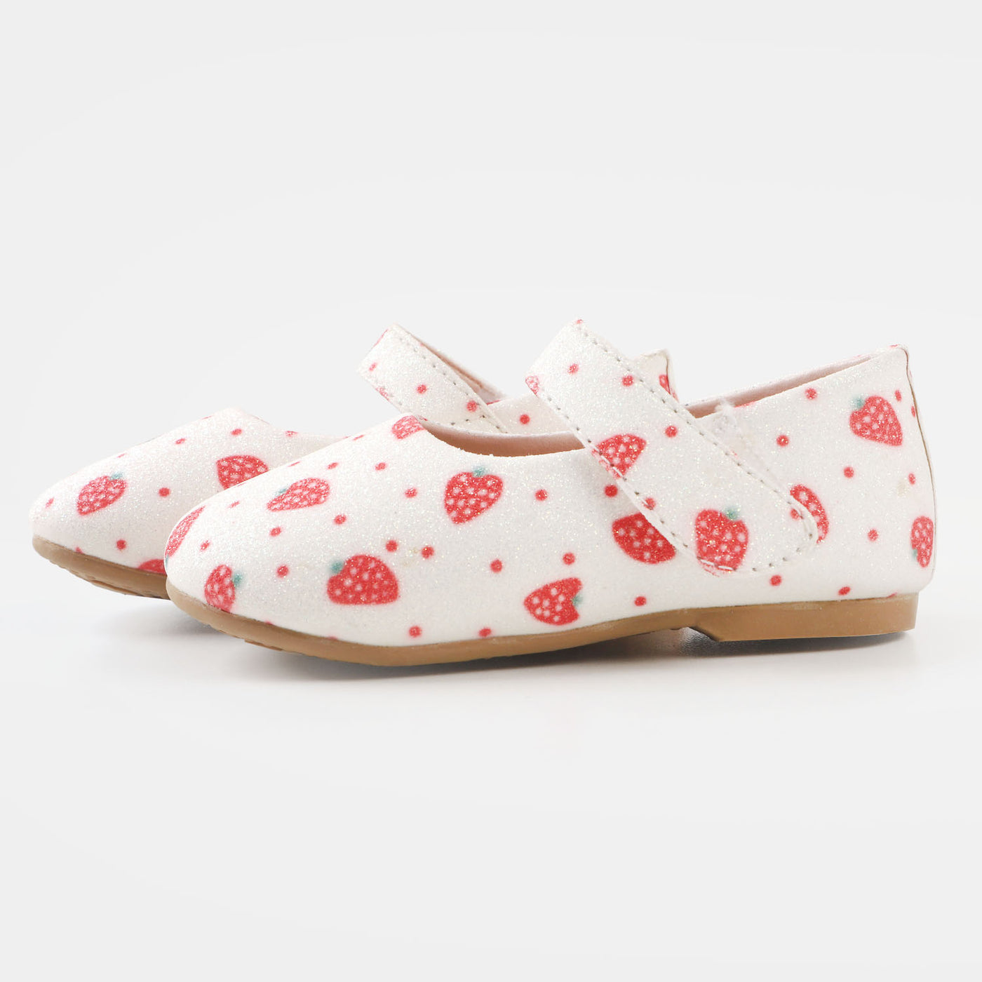 Girls Pumps PP 640-47  - White/Red