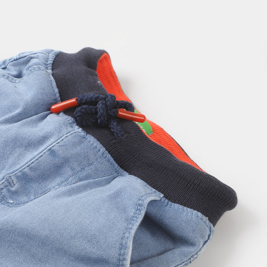 Infant Boys Denim Short Cool kid - Ice Blue
