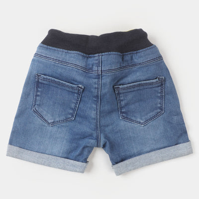 Infant Boys Denim Short Cool kid - Mid Blue