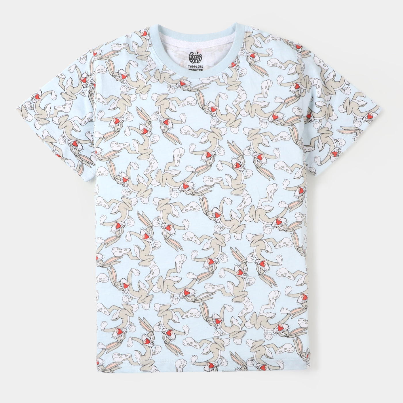 Boys Jersey T-Shirt Printed  - Salt/White