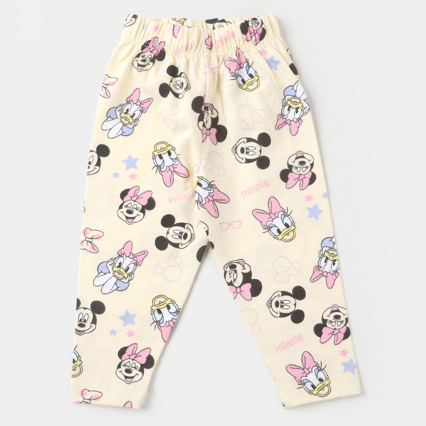 Infant Girls Printed Tights Printed  - Cream
