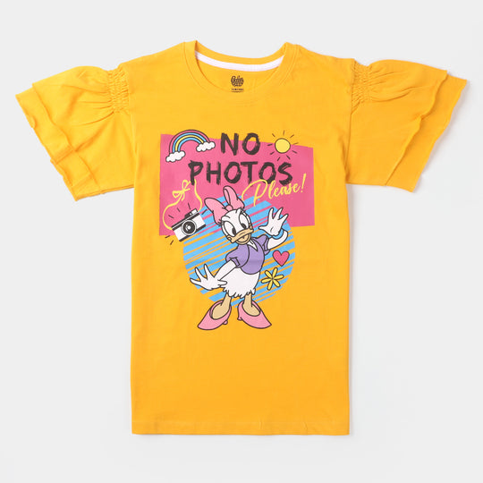 Girls T-Shirt H/S No Photos  - Citrus