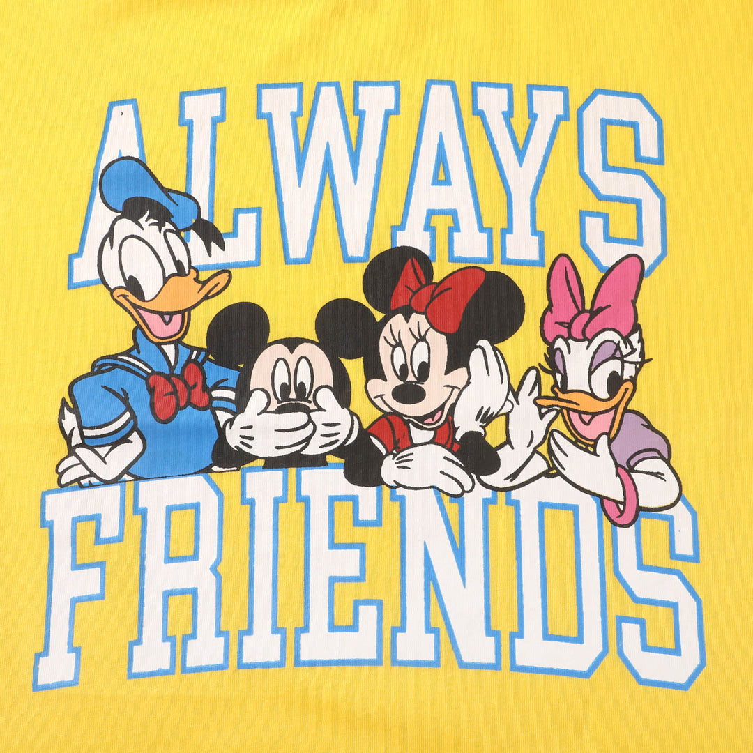 Girls T-Shirt Always Friend- Yellow