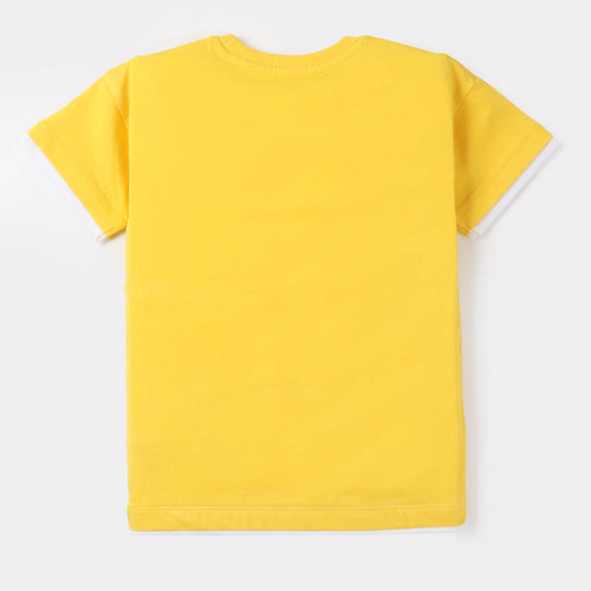 Girls T-Shirt Always Friend- Yellow