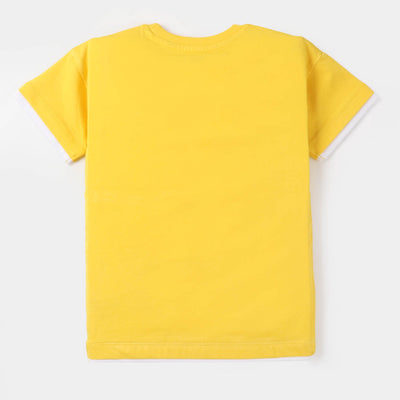 Girls T-Shirt Always Friend- Yellow