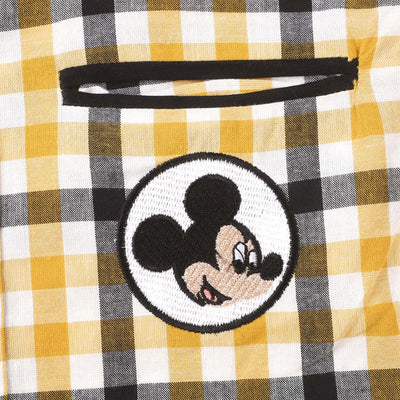 Boys Cotton Casual Shirt Character - Yellow Check