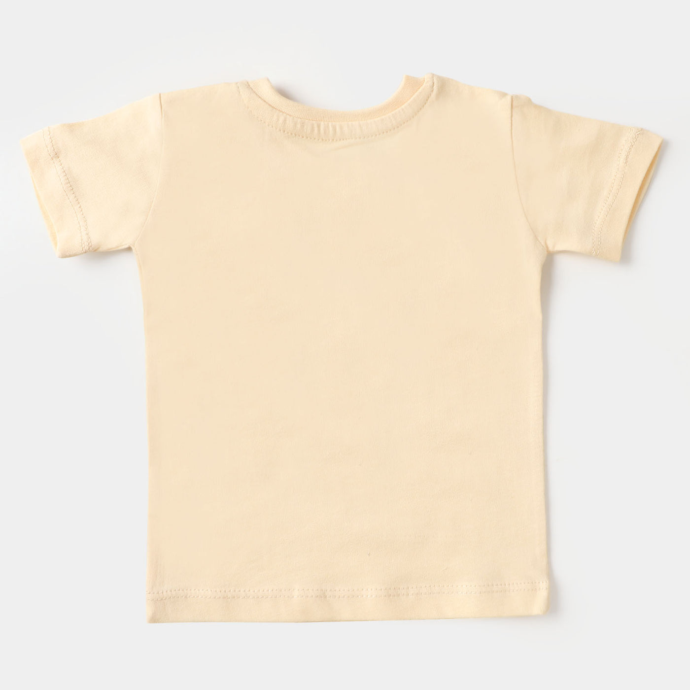Infant Boys Round Neck T-Shirt Skate - Cream