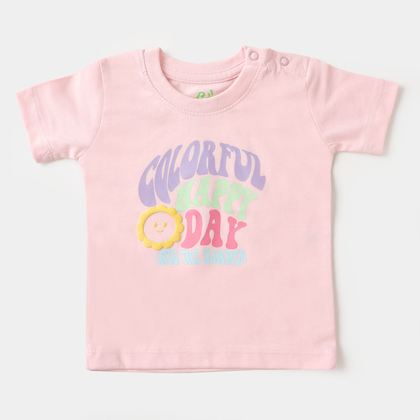 Infant Girls T-Shirt Colorful Happyday - Nosegay
