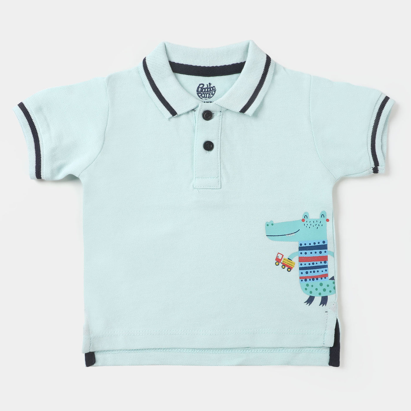 Infant Boys Polo T-Shirt - M/Light