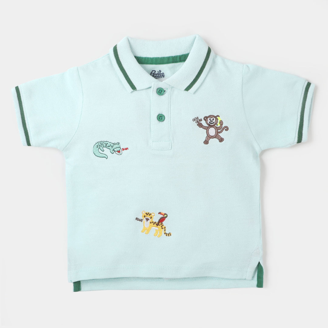 Infant Boys T-shirt Polo Monkey - Moon Light