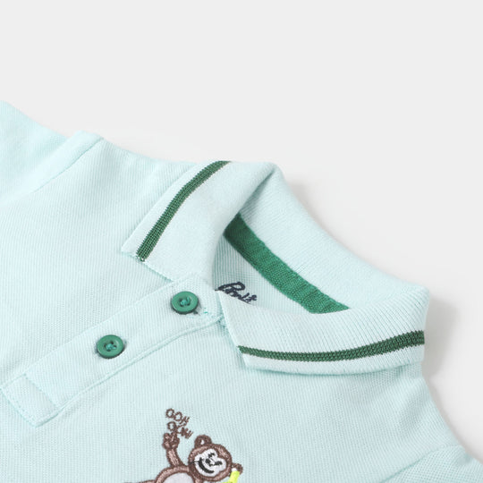 Infant Boys T-shirt Polo Monkey - Moon Light