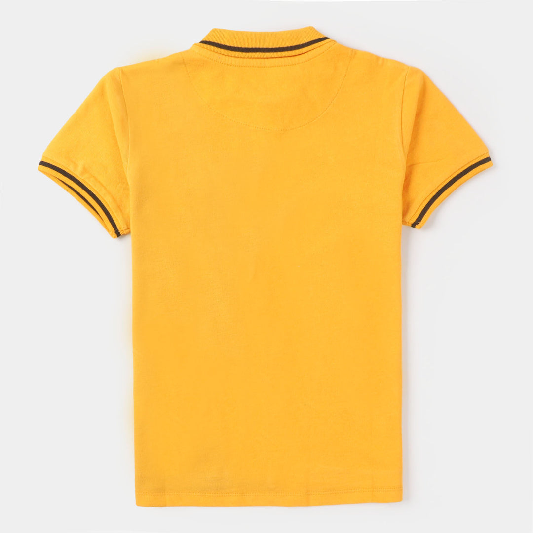 Boys Polo T-Shirt - Citrus