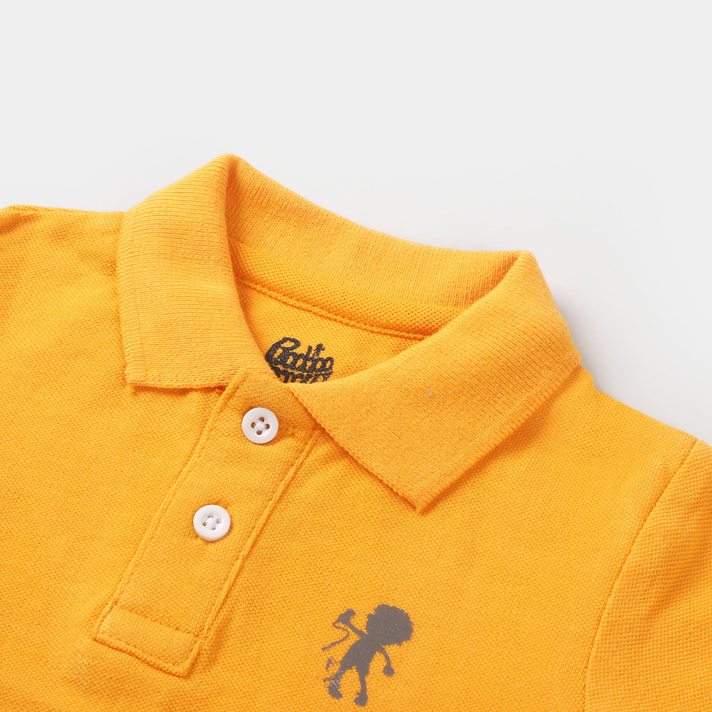 Infant Boys Polo T-Shirt Basic  - Citrus