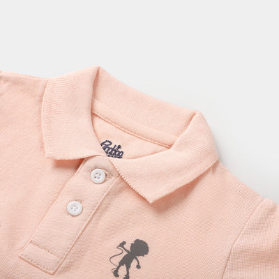 Infant Boys Polo T-Shirt Basic - Scallop