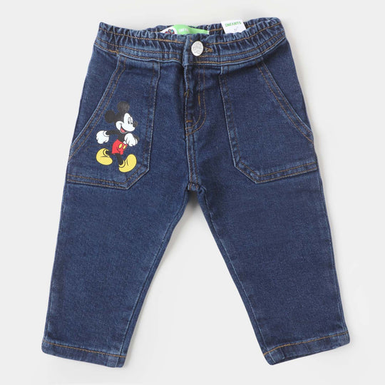 Infant Boys Denim Pant Character - DARK BLUE