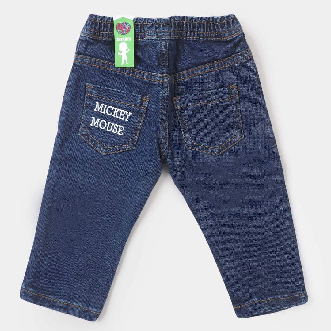 Infant Boys Denim Pant Character - DARK BLUE