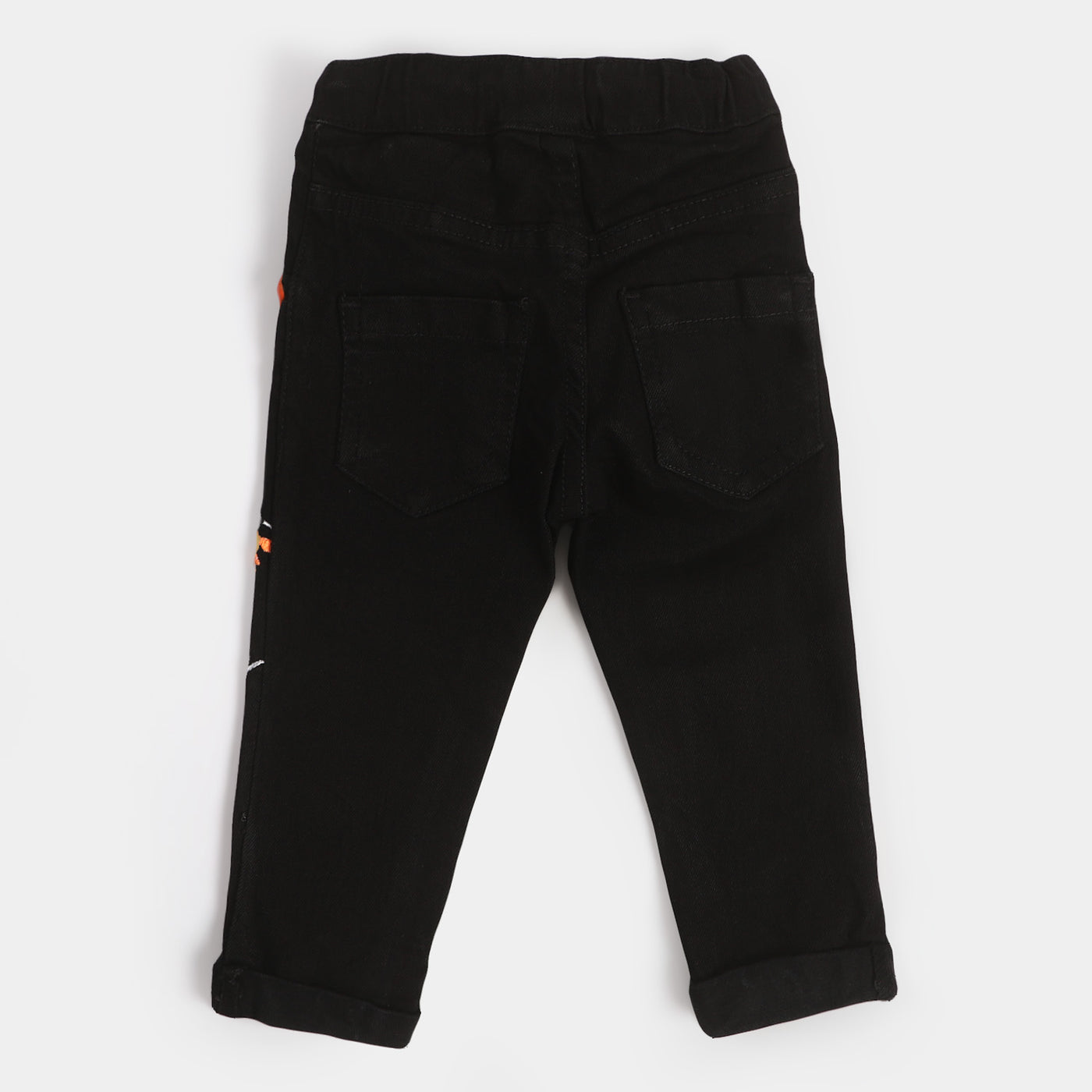 Infant Boys Pant Denim Dinosaur - BLACK