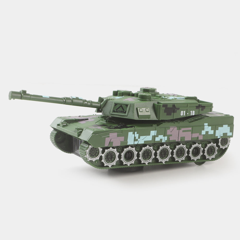 Musical & Light-Up Omni-Directional Military Toy Tank