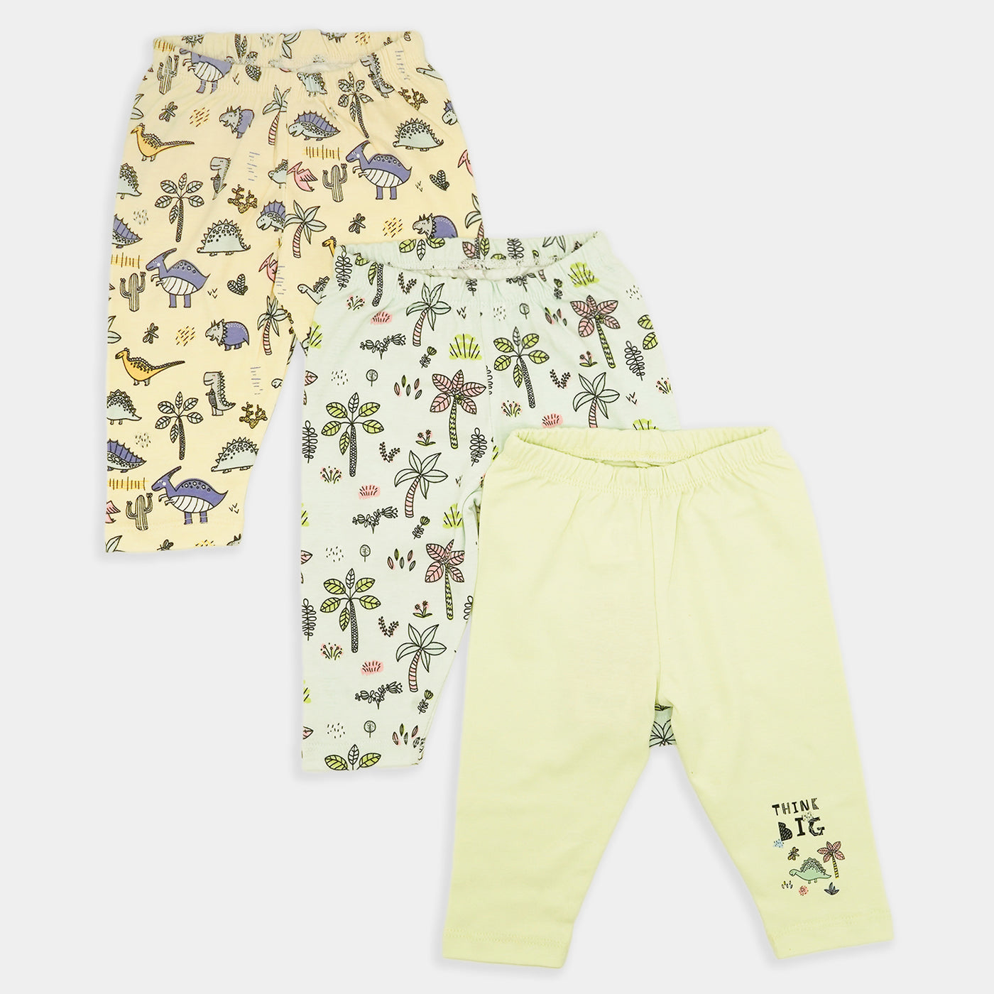 Infant Boys Cotton Pajama 3Pc Dino