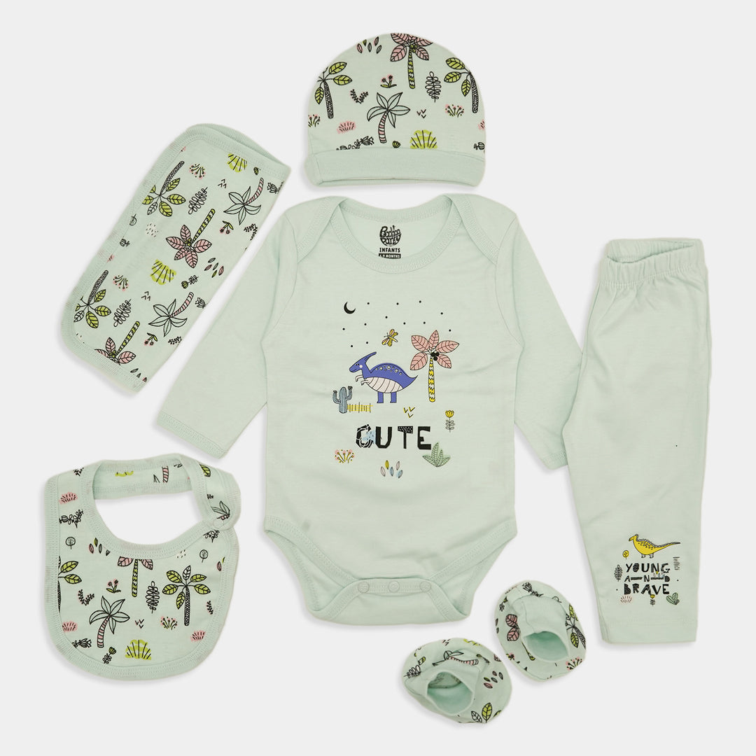 Infant Boys Set 6Pc Dino (R)-Suger Swiz