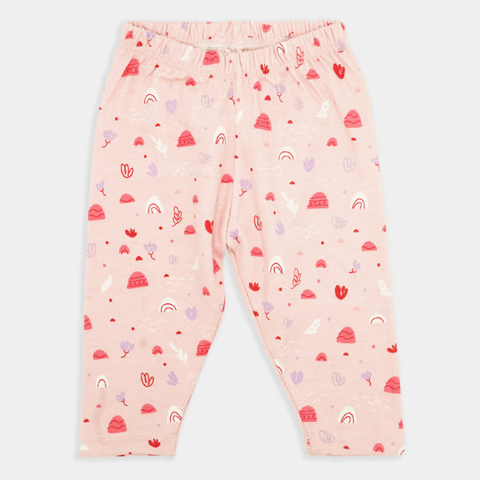 Infant Girls Cotton Pajama 3Pc Pack Llama-Mix.