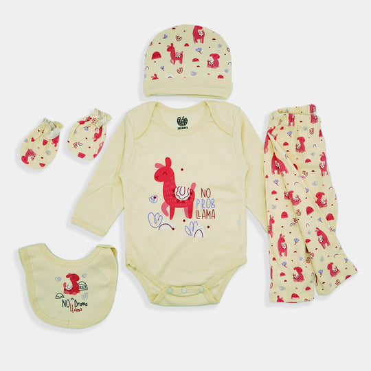 Infant Girls Set 5Pc Llama (R)-Suger Swiz