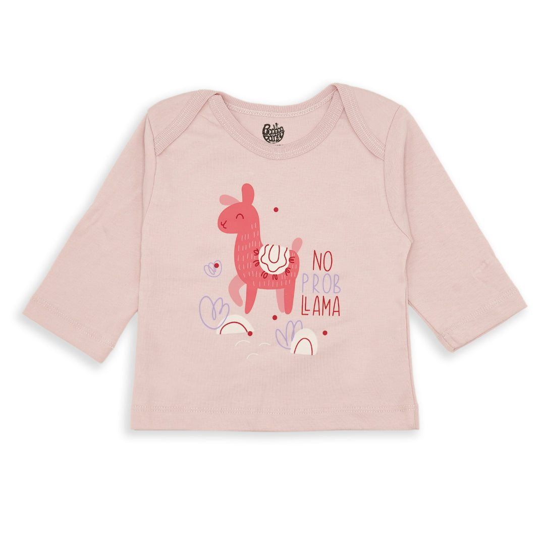 Infant Girls Set 5Pc Llama (T)-P/Marshmal