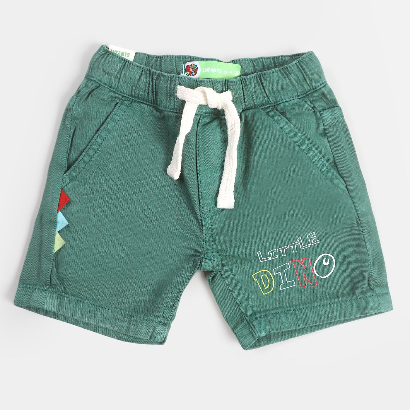 Infant Boys Cotton Short Little Dino - Green