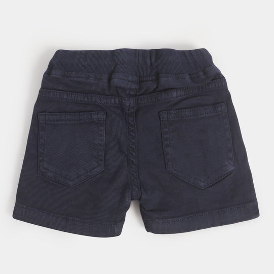 Infant Boys Cotton Short Time To Fly - NAVY