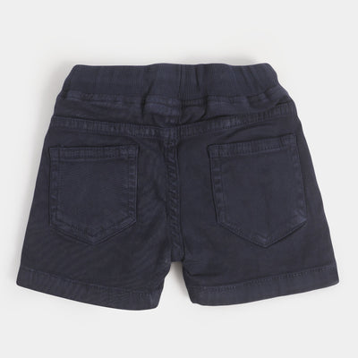 Infant Boys Cotton Short Time To Fly - NAVY