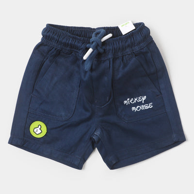 Infant Boys Cotton Short  - Navy Blue