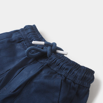 Infant Boys Cotton Short  - Navy Blue