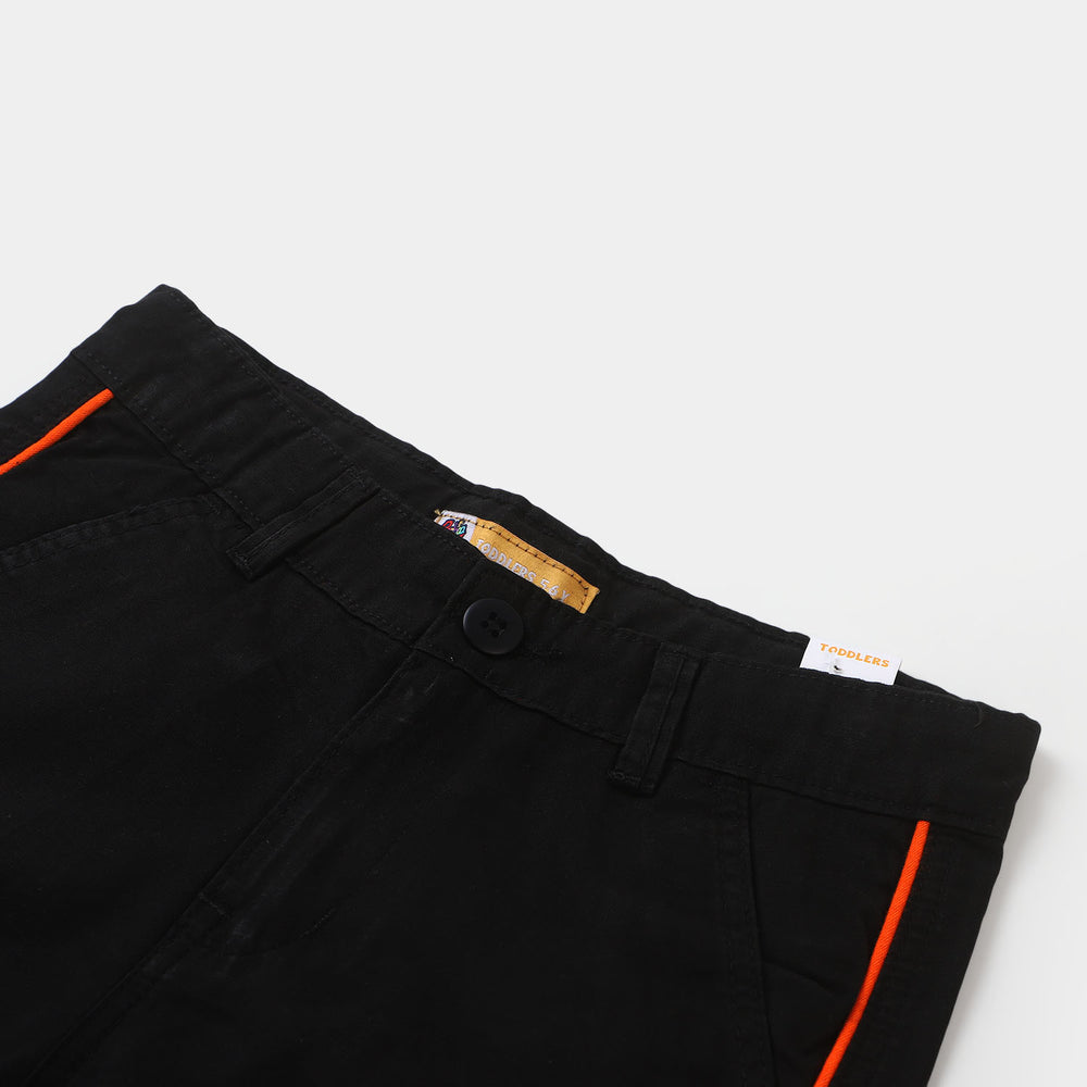 Boys Cotton Short Not So Basic - BLACK