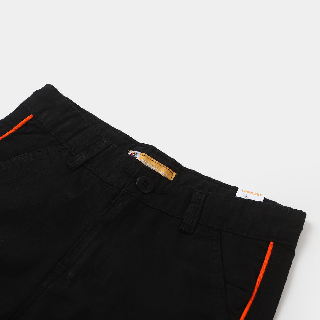 Boys Cotton Short Not So Basic - BLACK