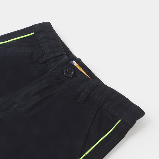 Boys Cotton Short Not So Basic  - NAVY