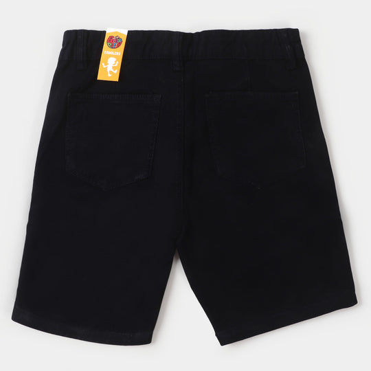 Boys Cotton Short Not So Basic  - NAVY