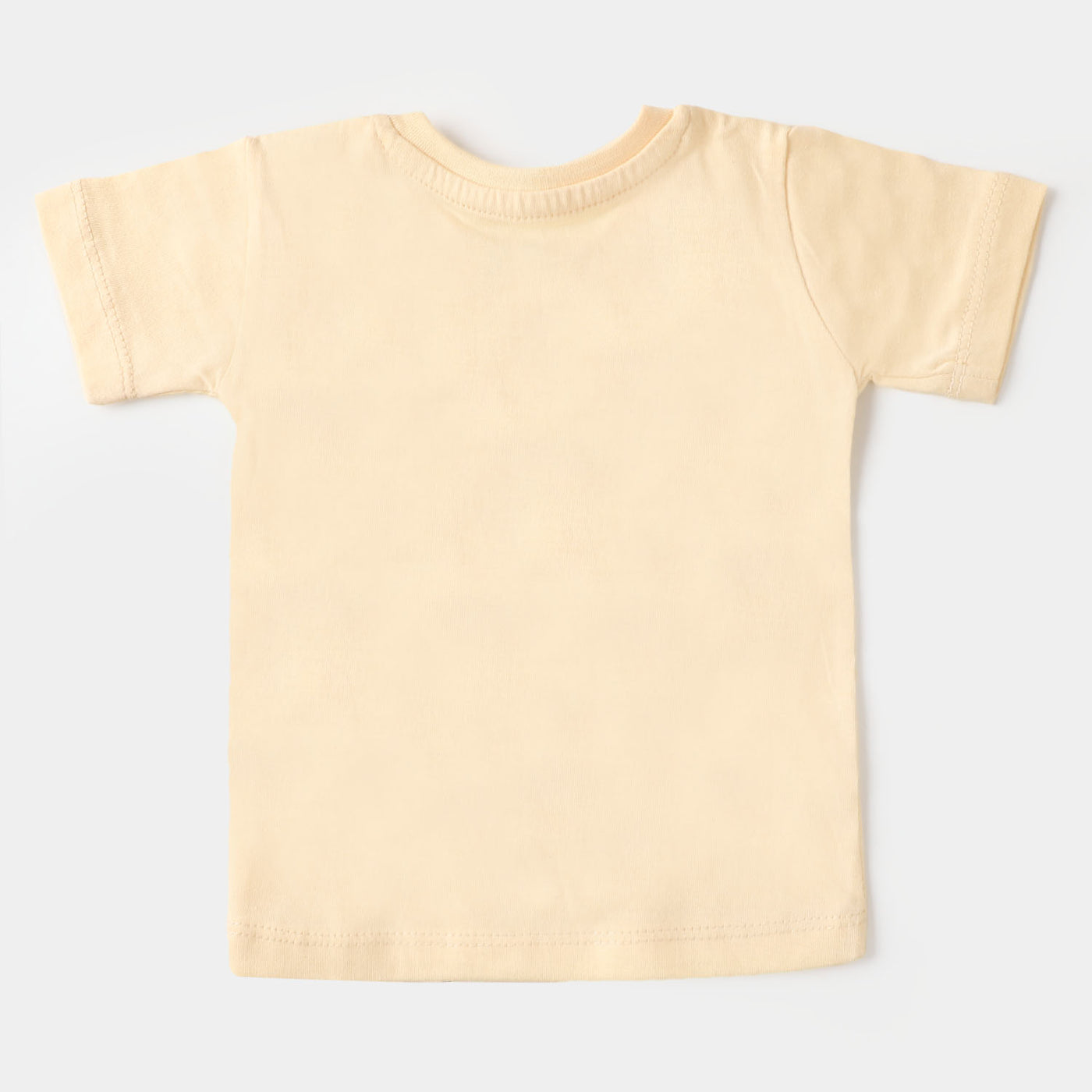 Infant Boys Round Neck T-Shirt To The Moon - cream