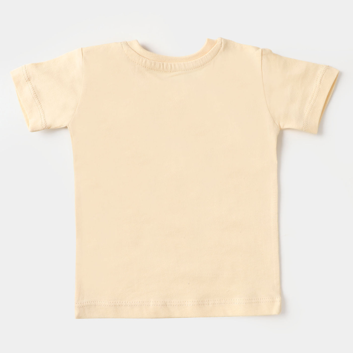 Infant Boys Round Neck T-Shirt Jeep - Cream