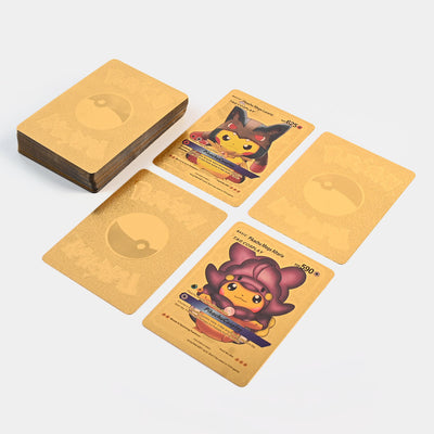 Character Card 55Pcs Gold