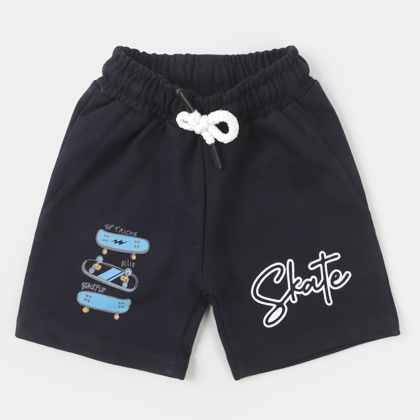 Infant Boys Knitted Short Skate - Navy Blue