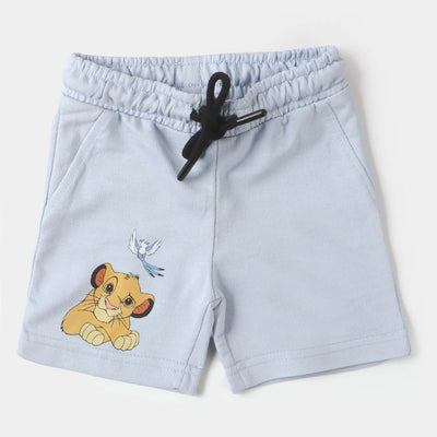 Infant Boys Knitted Short Lion - Blue