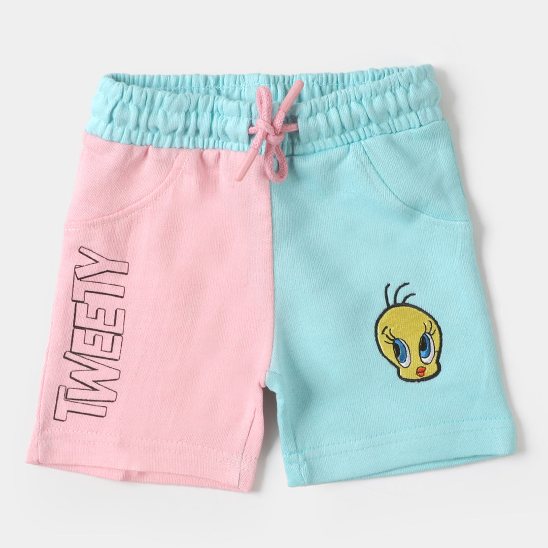 Infant Girls Knitted Short Character- Light pink