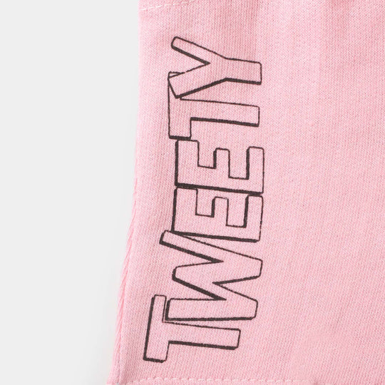 Infant Girls Knitted Short Character- Light pink